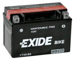 Exide motorcycle battery